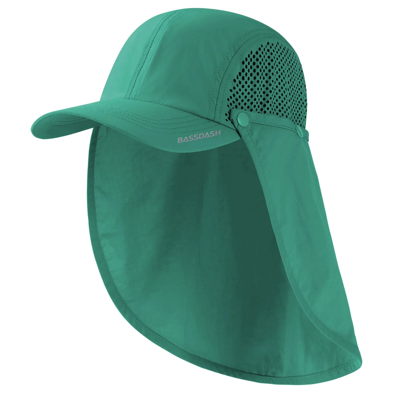 50+ Foldable Fishing Hat Baseball Cap with Removable Neck Flap Portable for Men Women Golf Hiking