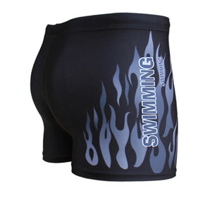 Men Swimwear Swimsuit Mens Swim Shorts Bathing Suit Swimming Pool Trunks Beach Briefs Flame Boxer Badpak maillot de bain homme