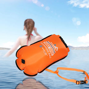 PVC Bucket Inflatable Open Swimming Buoy Tow Float Dry Bag Waterproof Kayaking Boating Swimming Water Sports Bag