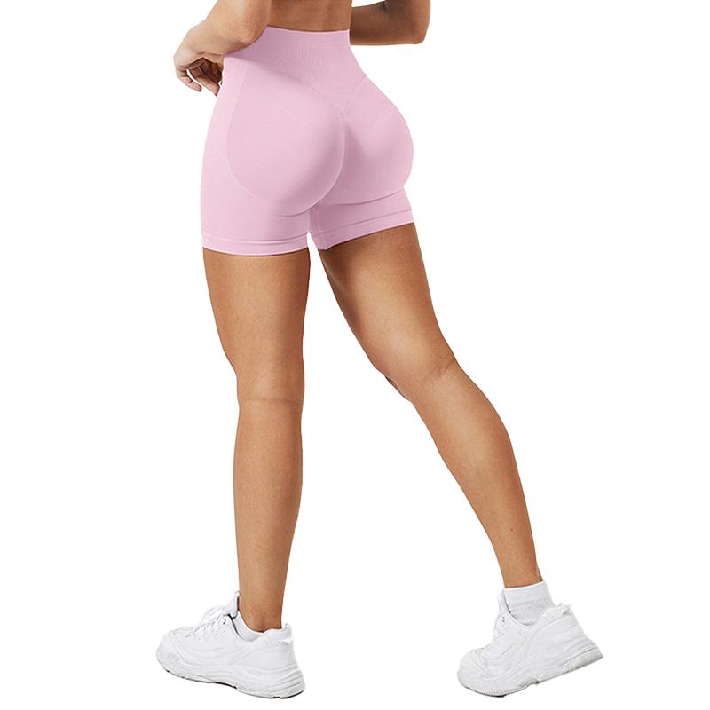 High WaistedBand High-Waisted Seamless Workout Shorts for Women Scrunch Butt Lifting Design Compression Fit Stretchy Breathable Fabric Perfect for Gym Yoga Running or Casual Activewear Sculpt Your Curves and Move with Comfort and Confidence All Day Long