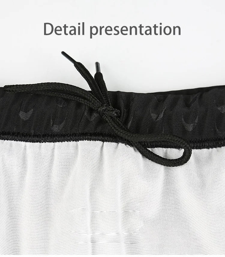 Adult Men's Summer Pure Black Large Size Professional Waterproof Quick Drying Bionic Fabric Sharkskin Swimming Trunks Wholesale