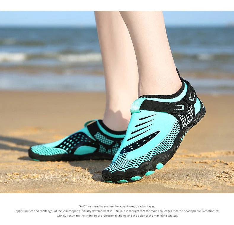 Swimming Shoes Men Beach Aqua Shoes Women Quick Dry Barefoot Upstream Surfing Slippers Hiking Water Shoes Wading Unisex Sneakers