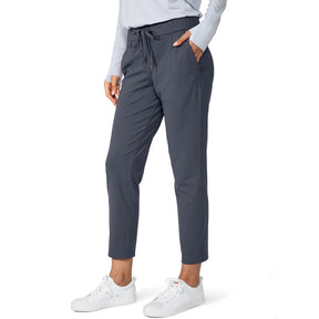 Women's Pants with Deep Pockets 7/8 Sporty Skinny Bottoms Stretch Ankle Sweatpants Solid Tracksuits