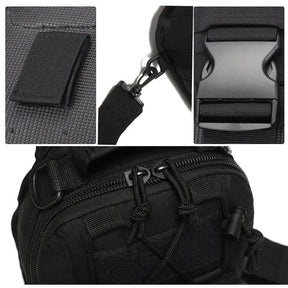 Tactical Compact EDC Shoulder Sling Bag for Men - Crossbody and Chest Pack for Travel, Camping, Trekking, Outdoor Sports - Adjustable Multifunction Durable dealsforyoudays