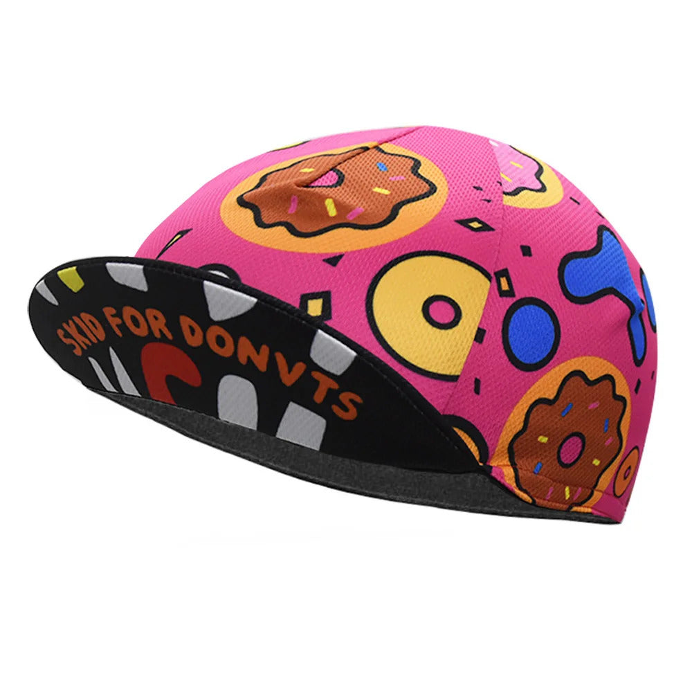 Coffee Ride and Beer Ride Cycling Hat Funny Road Bicycle Cap Donut Bike Headwear Men and Women Gorra Ciclismo