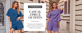 Womens 2 Piece Outfits Oversized Cropped Sweatshirt and High Waist Running Shorts Tracksuit Sets tracksuits men