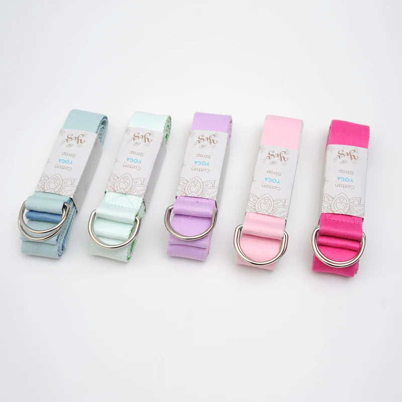 Yoga Dance Lacing Two-color Matching Yoga Cotton Straps Yoga Stretching Belt
