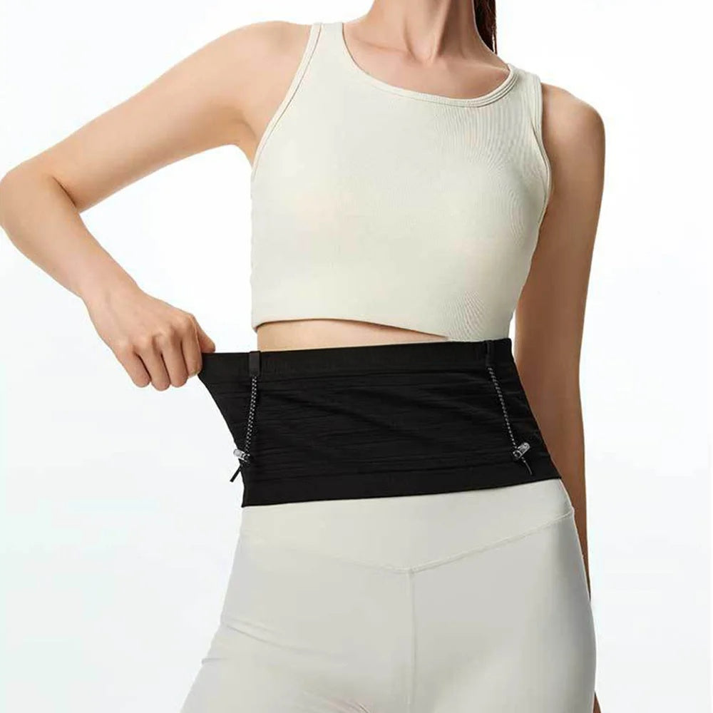 Elastic Sports Waist Bag Pack Running Race Number Belt Triathlon Marathon Race Cycling Mountaineering Phone Waist Bag