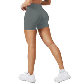 High WaistedBand High-Waisted Seamless Workout Shorts for Women Scrunch Butt Lifting Design Compression Fit Stretchy Breathable Fabric Perfect for Gym Yoga Running or Casual Activewear Sculpt Your Curves and Move with Comfort and Confidence All Day Long