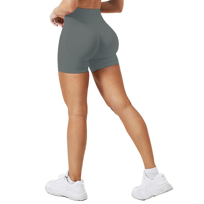High WaistedBand High-Waisted Seamless Workout Shorts for Women Scrunch Butt Lifting Design Compression Fit Stretchy Breathable Fabric Perfect for Gym Yoga Running or Casual Activewear Sculpt Your Curves and Move with Comfort and Confidence All Day Long