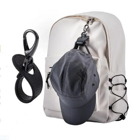 20pcs Travel Hat Clip Leather Simple Golf Baseball Hat Clip Summer Hat Strap Towel Glove Storage Wallet Buckle Hands-free Latch Clip