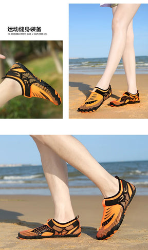 Swimming Shoes Men Beach Aqua Shoes Women Quick Dry Barefoot Upstream Surfing Slippers Hiking Water Shoes Wading Unisex Sneakers