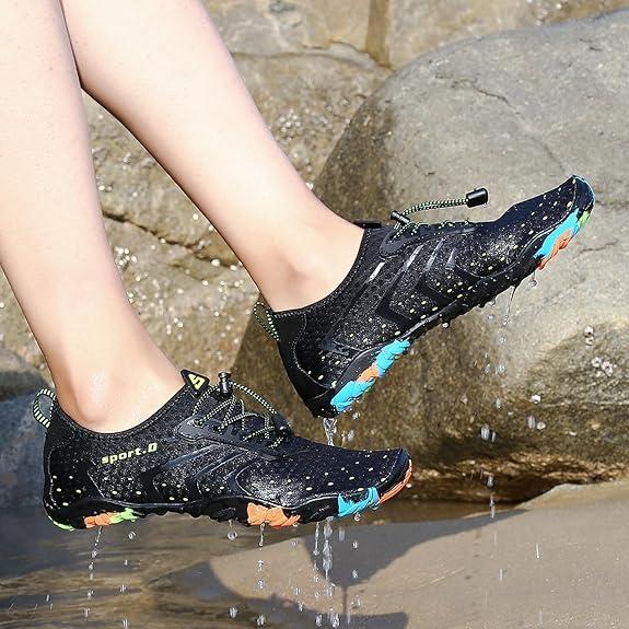 Water Shoes for Women Men Barefoot Beach Shoe Quick Dry Aqua Swim Socks for Surfing Yoga dealsforyoudays