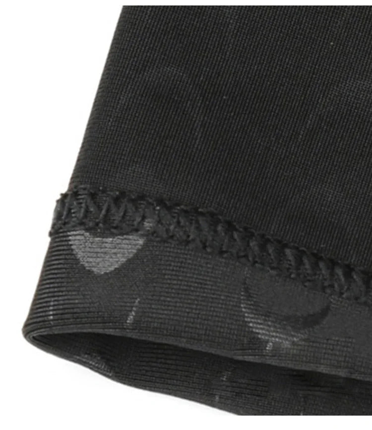 Adult Men's Summer Pure Black Large Size Professional Waterproof Quick Drying Bionic Fabric Sharkskin Swimming Trunks Wholesale
