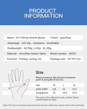 Outdoor Fishing Gloves Half Finger Men Women Anti-slip UV Wear Protection Sports Boating Fish Equipment Angling Sailing Gloves
