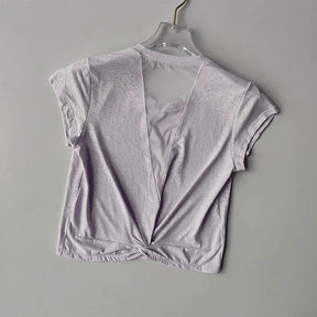 Woman Sports Shirt Short Sleeve Yoga Top Mesh T-Shirts Women Fitness Shirt Sportswear Breathable Workout top Loose Gym Clothes