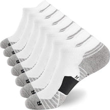 Men's Colorblock Striped Print Ankle Socks,7 Pairs ,Casual Moisture Wicking Low Cut Socks,Soft Comfy Breathable Socks for all Athletic Running