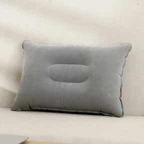 1pc Comfortable Inflatable Pillow for Office, Car, Camping, Hiking, and Napping - Supports Neck and Lumbar