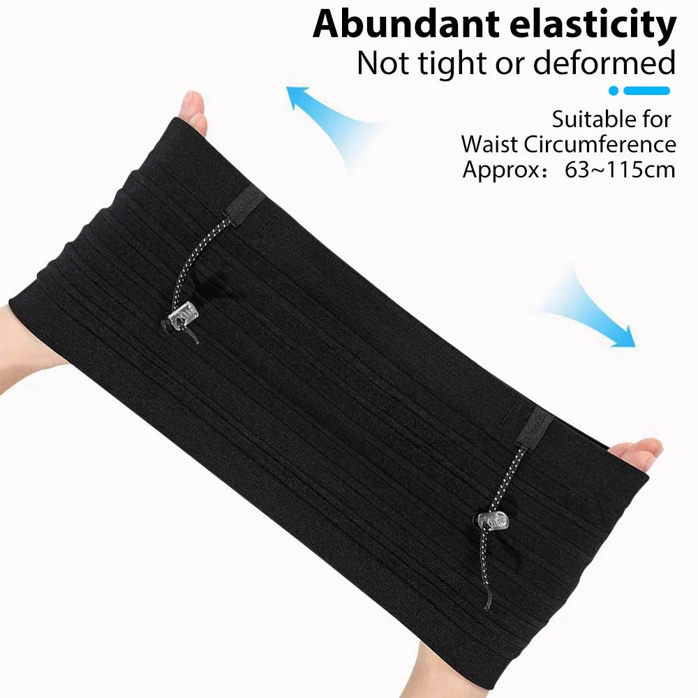 Elastic Sports Waist Bag Pack Running Race Number Belt Triathlon Marathon Race Cycling Mountaineering Phone Waist Bag