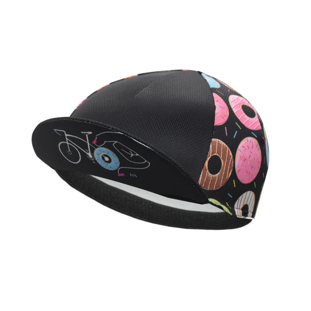 Coffee Ride and Beer Ride Cycling Hat Funny Road Bicycle Cap Donut Bike Headwear Men and Women Gorra Ciclismo