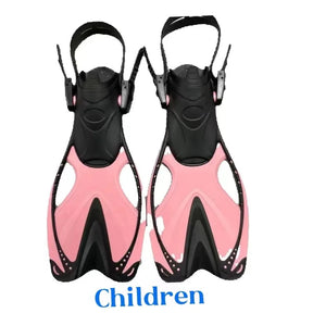 Children's Silicone flippers for men, women and children frog shoes swimming snorkeling equipment
