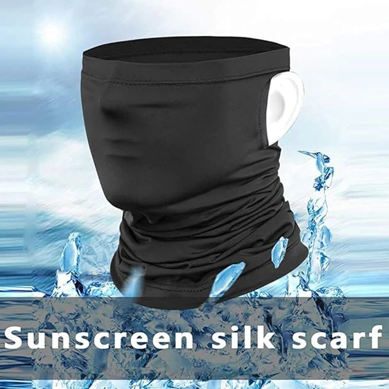 Breathable Mask Summer Bike Headwear Ice Silk UV Protective Mask Outdoor Sports Running Dust for Both Men and Women