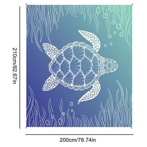 Waterproof Beach Mat Sandproof Travel Mat Portable Lightweight Folding Camping Supplies for Outdoor Camping Hiking Picnic