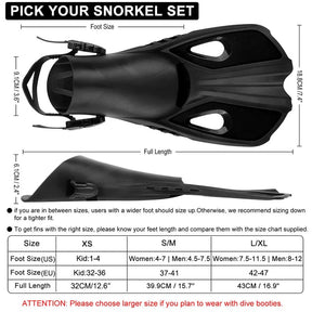 Swim Flippers Short Diving Frog Shoes Duck Webs Adjustable Silicone Travel Size Open Heel Adult Men Women Youth Kid