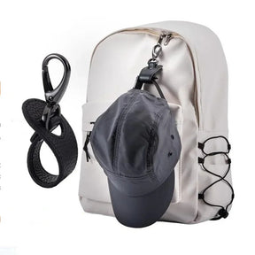 20pcs Travel Hat Clip Leather Simple Golf Baseball Hat Clip Summer Hat Strap Towel Glove Storage Wallet Buckle Hands-free Latch Clip
