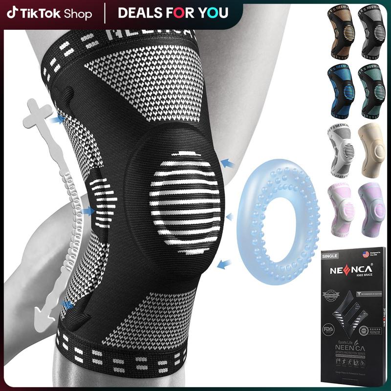 Sports Knee Sleeve for Runner, Workout, Gym, Basketball, Volleyball, Hiking Spicy Dill knee pain Breathable Sponge Knee Pads Tool volleyball tool basketball gear Leg Protector Leg Supporter Knee brace