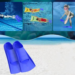 Adult Short Frog Shoes New Silicone Swimming Fin Professional Swimming and Diving Training Webbed Diving Supplies Swimming Fins