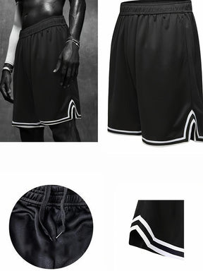 3PCS Men's Mesh Shorts, Three-Piece Set, Sports Basketball Shorts, Running, Fitness, Cycling, Hiking, Swimming, Quick-Dry, Breathable Elastic Shorts