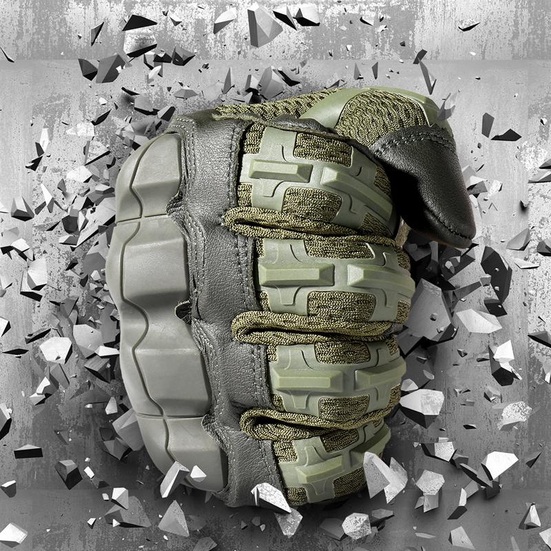 Outdoor Tactical Windproof Sports Gloves, High Sensitivity Touch Screen Pu Leather Outdoor Mountaineering Training Hunting Cycling Gloves, Men Gifts Ideas, Gift for Boyfriend Husband, Gym Accessories, Hobbies Ideas, Motorcycle Riding Gloves