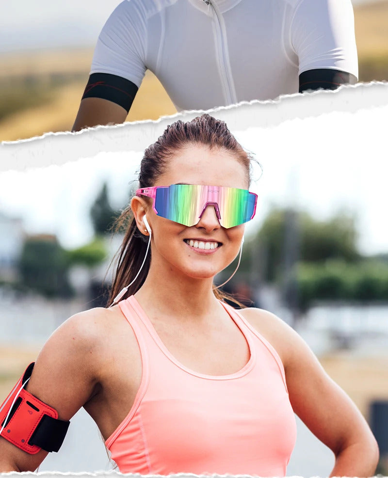 New Outdoor Cycling Sunglasses Men Road Driving Bike Glasses  Sports Mountain Climbing Women Bicycle Cycling UV400 Goggles