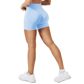 High WaistedBand High-Waisted Seamless Workout Shorts for Women Scrunch Butt Lifting Design Compression Fit Stretchy Breathable Fabric Perfect for Gym Yoga Running or Casual Activewear Sculpt Your Curves and Move with Comfort and Confidence All Day Long