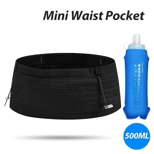 Elastic Sports Waist Bag Pack Running Race Number Belt Triathlon Marathon Race Cycling Mountaineering Phone Waist Bag