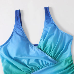 One-Piece Swimsuits Women'S Sports Swimwear Sport Swimsuit Open Back Beach Wear Bathing Suit Rainbow Gradient Beach Swimwear