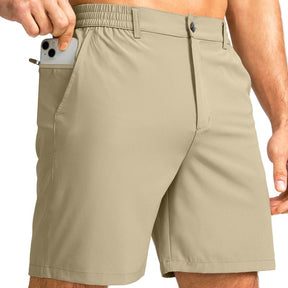 Men's Golf Shorts Stretch Quick Dry Breathable Gym Shorts Lightweight Athleticshorts Fashion Casual Workout Shorts With 3 Pockets Daily Wear