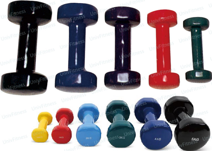 uv10101 vinyl dumbbells Vinyl dumbbells round head - UnivFitness