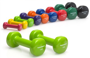 uv10101 vinyl weights Vinyl dumbbells round head - UnivFitness