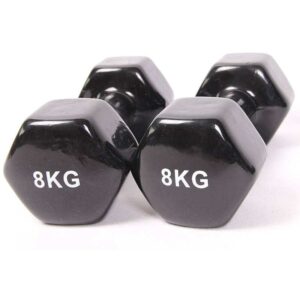 Vinyl dumbbells hex head - UnivFitness