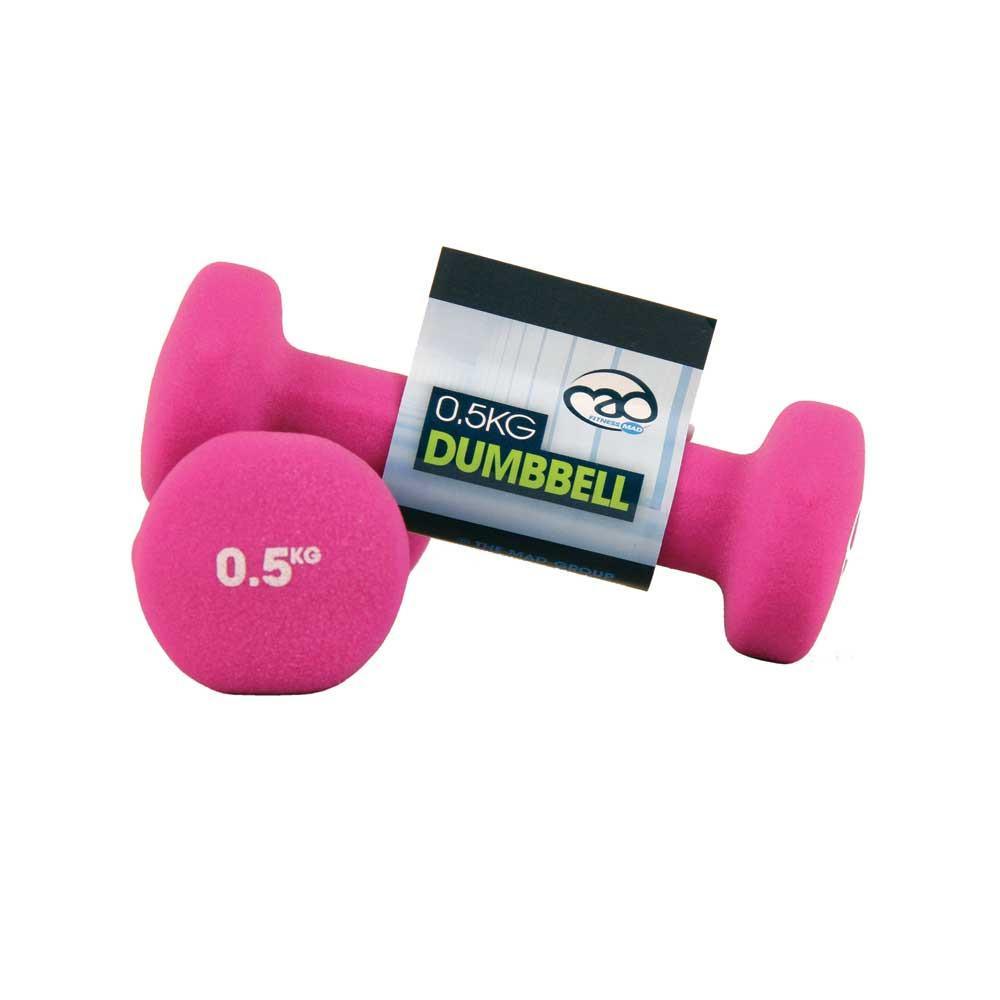uv10201 2 Neoprene dumbbells round head - UnivFitness