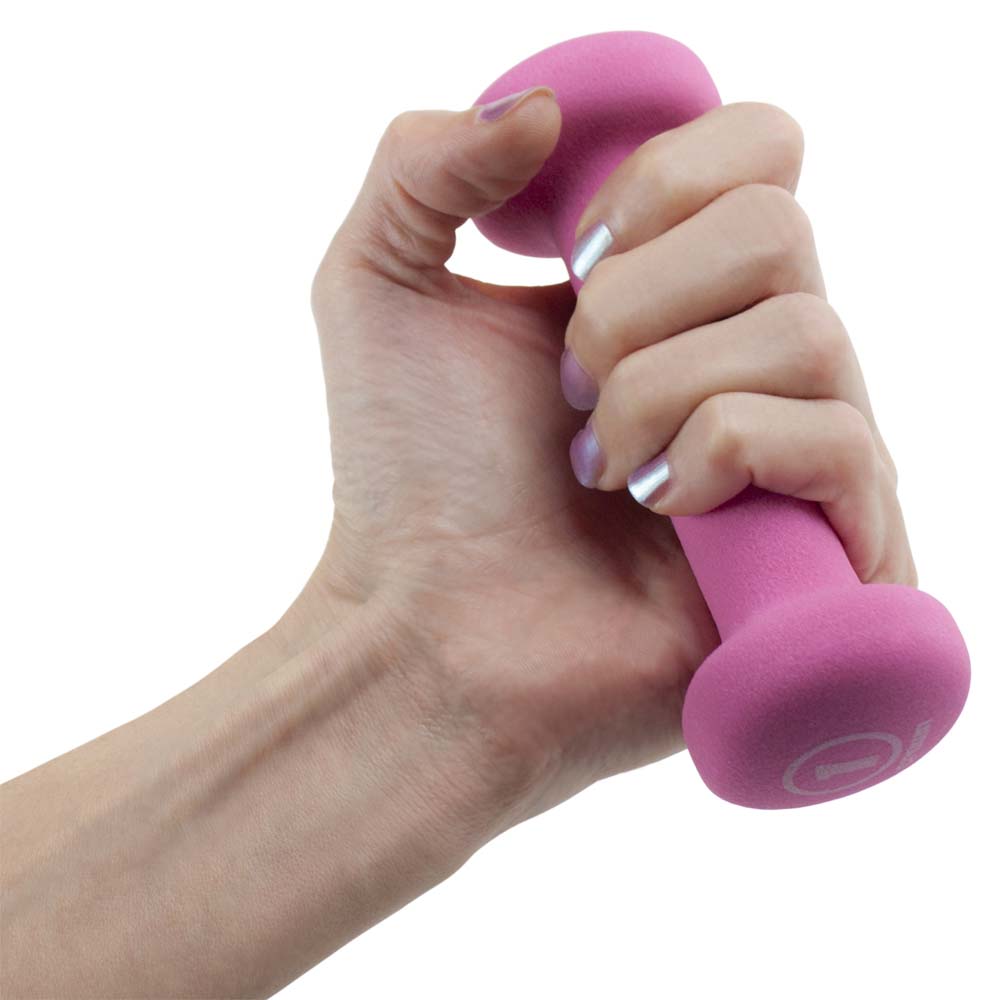 uv10201 3 Neoprene dumbbells round head - UnivFitness
