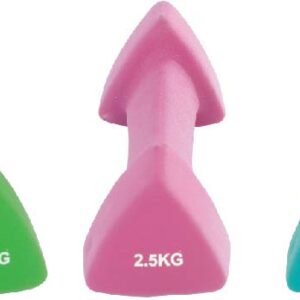 Neoprene dumbbells triangle head - UnivFitness