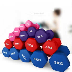 Neoprene dumbbells hex head - UnivFitness