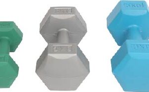 Plastic dumbbells hex head - UnivFitness