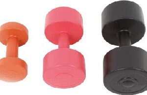 Plastic dumbbells round head - UnivFitness