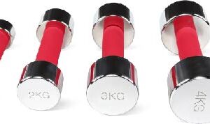 Chromed foam handle dumbbells - UnivFitness