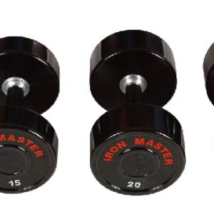 PU dumbbells with coating handle (UV10809A) - Dumbbells & Barbells - UnivFitness