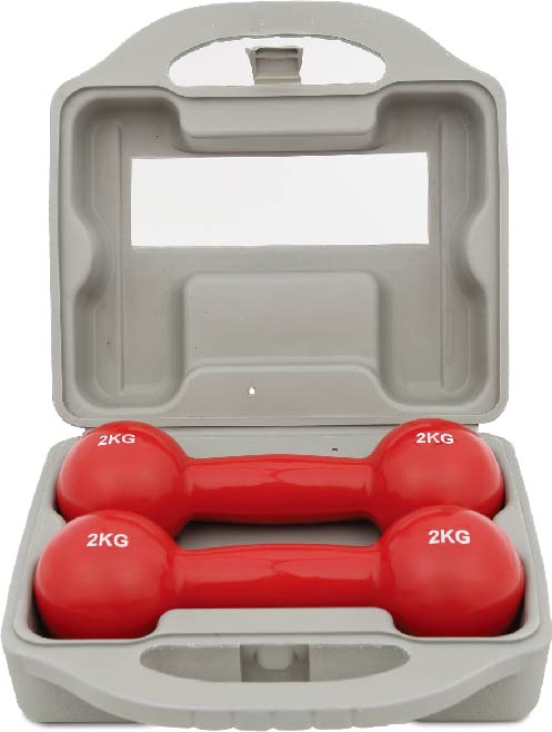 uv10901 1 Vinyl/neoprene small round head dumbbell sets (UV10901A) - Dumbbells & Barbells - UnivFitness